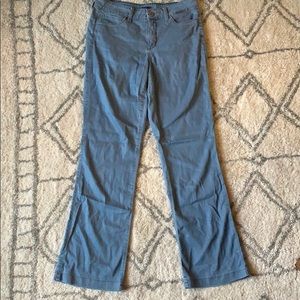 Light cotton denim flare cut jeans